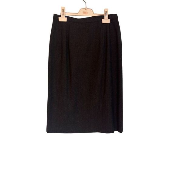 Dresses & Skirts - Vintage black wool skirt size‎ 6
